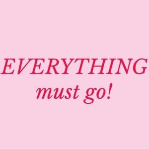 Hey Loves, I am doing a closet refresh so everything must go🛍️